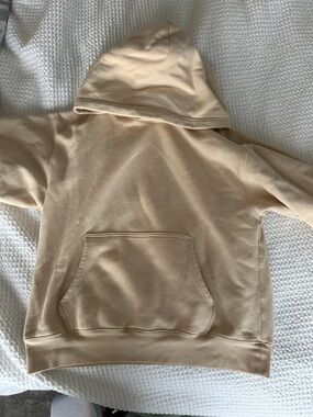 Aritzia Beige Perfect Fit Hoodie
